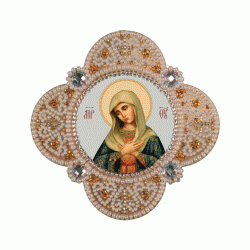 Подвеска для вышивания бисером Нова Слобода "Богородица "Умиление" Подвеска для вышивания бисером Нова Слобода "Богородица "Умиление"